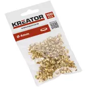 BOLSA 100 OJALES OJETES LATON 4mm KRTH62502 KREATOR