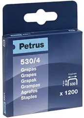 CAJA 1200 GRAPAS 4mm 530/4 PETRUS