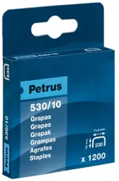 CAJA 1200 GRAPAS 10mm 530/10 PETRUS