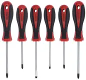 JUEGO 6 DESTORNILLADORES CROMO VANADIO KRT400001 KREATOR