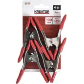 BLISTER 4 PINZA TOLDO MUELLE ZINCADA 100mm PRO KRTH40501 KREATOR
