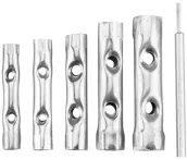 JUEGO 6pz LLAVES TUBO CHAPA 8x9mm-16x17mm 35D191 TOP TOOLS