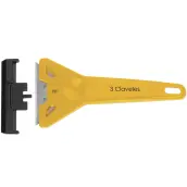 RASCAVIDRIOS PLASTICO 14,5cm HOJA 60mm 00242 3 CLAVELES