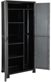 ARMARIO PLASTICO EXTERIOR ESCOBERO 4 BALDA 171x39x68cm 75883