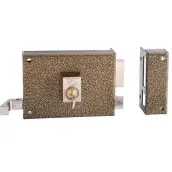 CERRADURA 71125 AP 100 DCH B/REDONDO 70mm CVL
