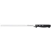 CUCHILLO JAMONERO ALVEOLOS 29cm PROFESIONAL PUNTA ROMA POM 00967 3 CLAVELES