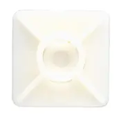 BOLSA 100 BASE BRIDA ADHESIVA BLANCA 19x19mm BBANA19 INDEX