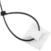BOLSA 100 BASE BRIDA ADHESIVA BLANCA 19x19mm BBANA19 INDEX