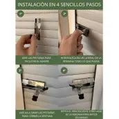 BLISTER 2 PINZAS PERSIANA SEGURIDAD INTRUSOS 5202