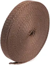 ROLLO 6mt CINTA PERSIANA MARRON/BRONCE 14mm