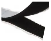 ROLLO 25+25mt VELCRO ADHESIVO NEGRO MACHO-HEMBRA 20mm
