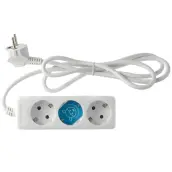 BASE MULTIPLE 3 TOMAS 3x1,5mm CABLE 1,5mt 000000008 GSC