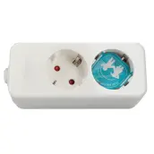 BASE MULTIPLE 2 TOMAS SIN CABLE 000800222 GSC