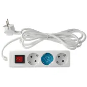 BASE MULTIPLE 3 TOMAS INTERRUPTOR CABLE 3mt 000000017 GSC