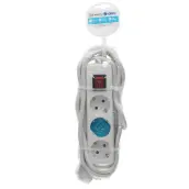 BASE MULTIPLE 3 TOMAS INTERRUPTOR CABLE 3mt 000000017 GSC
