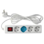 BASE MULTIPLE 4 TOMAS INTERRUPTOR CABLE 3mt 000000019 GSC