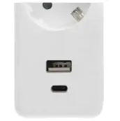 BASE MULTIPLE 3 TOMAS INTERRUPTOR 2xUSB (A+C) 1,4mt 100000004 GSC
