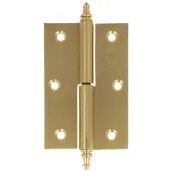 CAJA 10 BISAGRAS 1007 LATON PUL. 80x60mm DCHA 3023 AMIG