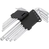 JUEGO 9 LLAVES ALLEN CON BOLA CLIP 2-10mm 56477 VOREL