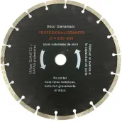 DISCO DIAMANTE MAT. DUROS 230mm GRANITO SEGMENTADO SP230