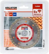 DISCO DIAMANTE TURBO 115mm CONTINUO KRT083100 KREATOR