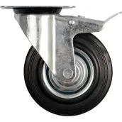 RUEDA GIRATORIA CON FRENO 100mm 87322