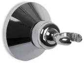 SOPORTE PARA TELEFONO DUCHA TUERCA REDONDA ABS CROMADO 5601