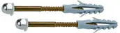 BOLSA 2 TORNILLO HIERRO SUJECCION WC INODORO M5x75mm MEVAL