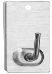 BLISTER 2 PERCHAS ADH. INOX 41x25mm 2040-1+ INOFIX