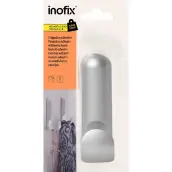 BLISTER 1 PERCHA ADH. CROMADA 111x31mm 2181-7- INOFIX