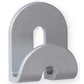 BLISTER 1 PERCHA ADH. CROMADA 80x64mm 2182-7- INOFIX