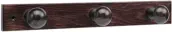 PERCHA MADERA OSCURA 3 POMOS 3773-0 INOFIX
