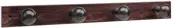 PERCHA MADERA OSCURA 4 POMOS 3774-0- INOFIX