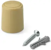 BLISTER 2 TOPES PUERTA C/TORNILLO BEIGE 3040-6+ INOFIX