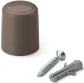 BLISTER 2 TOPES PUERTA C/TORNILLO MARRON 3040-4+ INOFIX