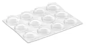 BLISTER 14 GOTA SILICONA TRANSPARENTE 12mm 4051-2 INOFIX