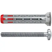 CAJA 25 TACO METALICO PLADUR CON TORNILLO PZ 4x55 S DUOHM 572920 FISCHER