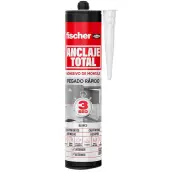 CARTUCHO SELLADOR MONTAJE  290ml 3 SEG ANCLAJE TOTAL BLANCO 576423 FISCHER