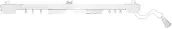 RIEL EXTENSIBLE Nº2 87-150cm 2061 RIEL CHYC