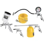 SET 5 ACCESORIOS COMPRESOR AIRE CONEX RAPIDA POWAIR0020 POWERPLUS