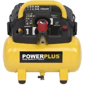 COMPRESOR SIN ACEITE 6lt 1.000w 1.5cv POWX17215 POWERPLUS