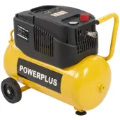 COMPRESOR SIN ACEITE 24lt 1200w 1.5Hp POWX17250 POWERPLUS
