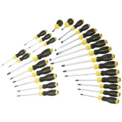 JUEGO 26 DESTORNILLADORES PH-PZ-PL-TO CUSHION GRIP FMHT83556-1
 STANLEY