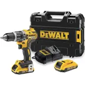TALADRO PERCUTOR BRUSHLESS 18V XR 2 BAT 2Ah 74Nm DCD799D2 DEWALT