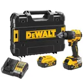 TALADRO PERCUTOR BRUSHLESS 18V XR 2 BAT 5Ah 74Nm DCD799P2T DEWALT