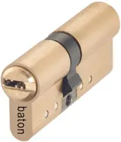 BOMBILLO SEGURIDAD DOBLE EMBRAGUE LATON 60mm L/15mm UNITE EC5656 BATON