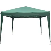 CARPA PLEGABLE 3x3mt ACERO VERDE 76206 SEVEN HOUSE