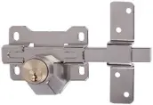 CERROJO A2N 105mm LLAVE/LLAVE BOMB. REDONDO NIQUEL CAYS