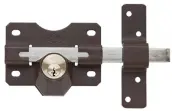 CERROJO A1P 119mm LLAVE/LLAVE BOMB. REDONDO PINTADO CAYS