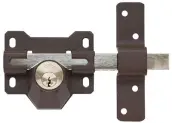 CERROJO A3P 85mm LLAVE/LLAVE BOMB. REDONDO PINTADO CAYS